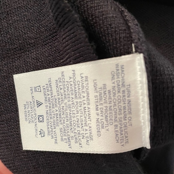 Land's End ~ XS ~ NWT ~ Knit Sweater with Zipper Front - Picture 8 of 8